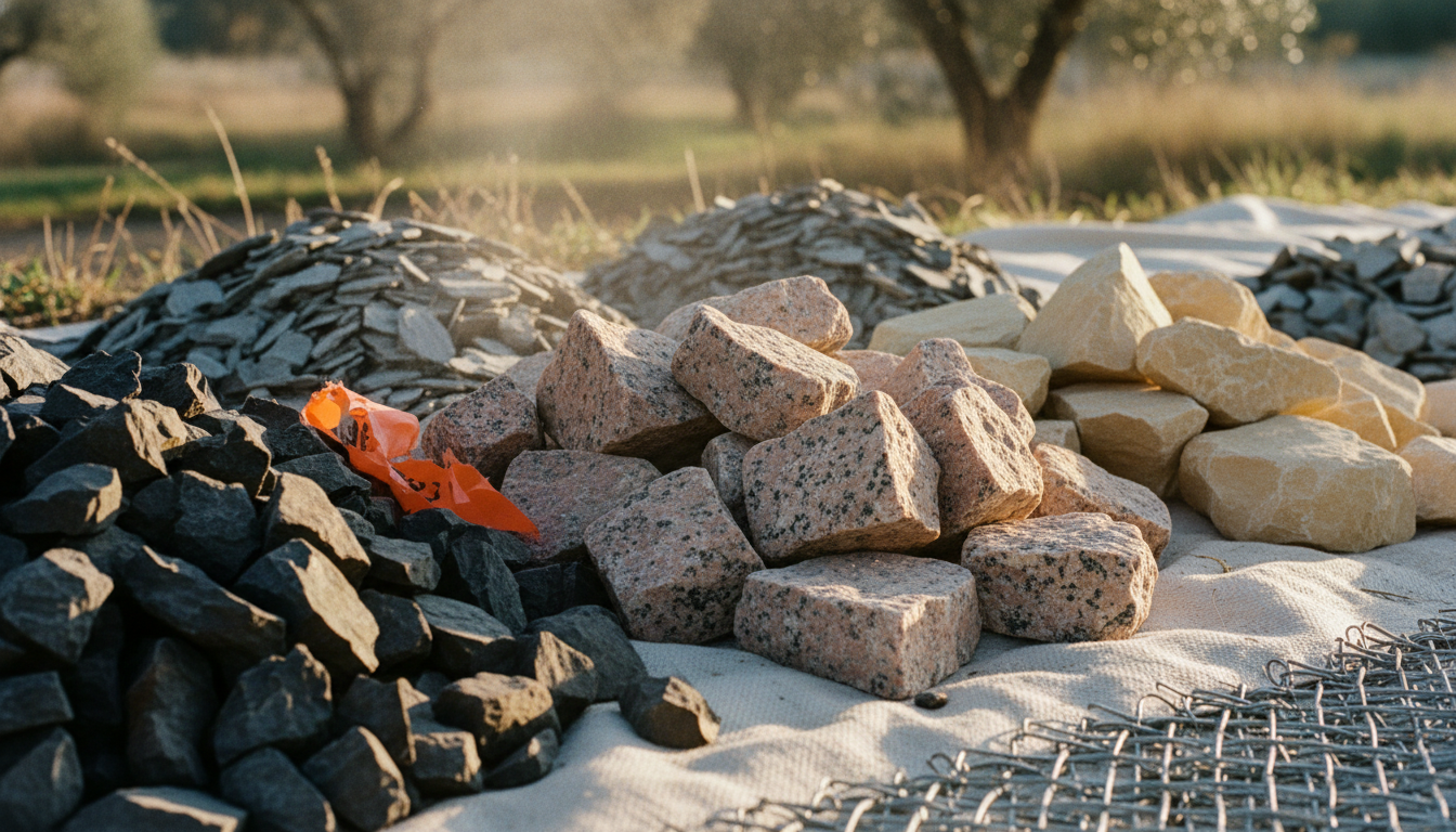 Pierres & remplissage